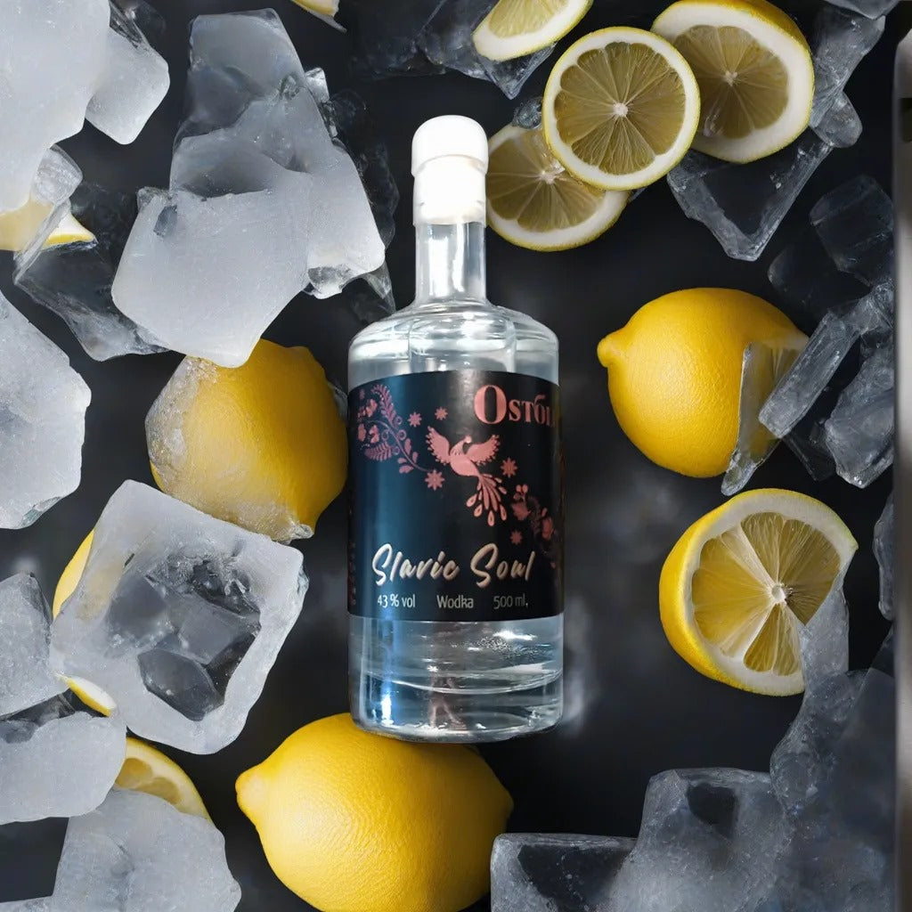 Slavic Soul Wodka & Glas Kolben Ausschenker Set